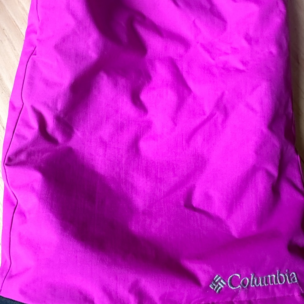 Girls Columbia snow pants bibs size 8